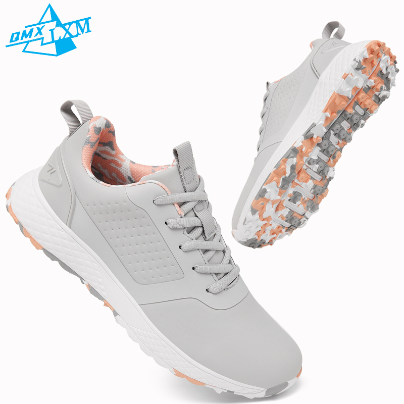 Golf Equipment For Women - Lixingming-男性と女性のためのプロのゴルフシューズ,ピンクのスポーツシューズ,滑り止め,フェミニン,エスプレッソ,ゴルフ,植,ウォーキングシューズ