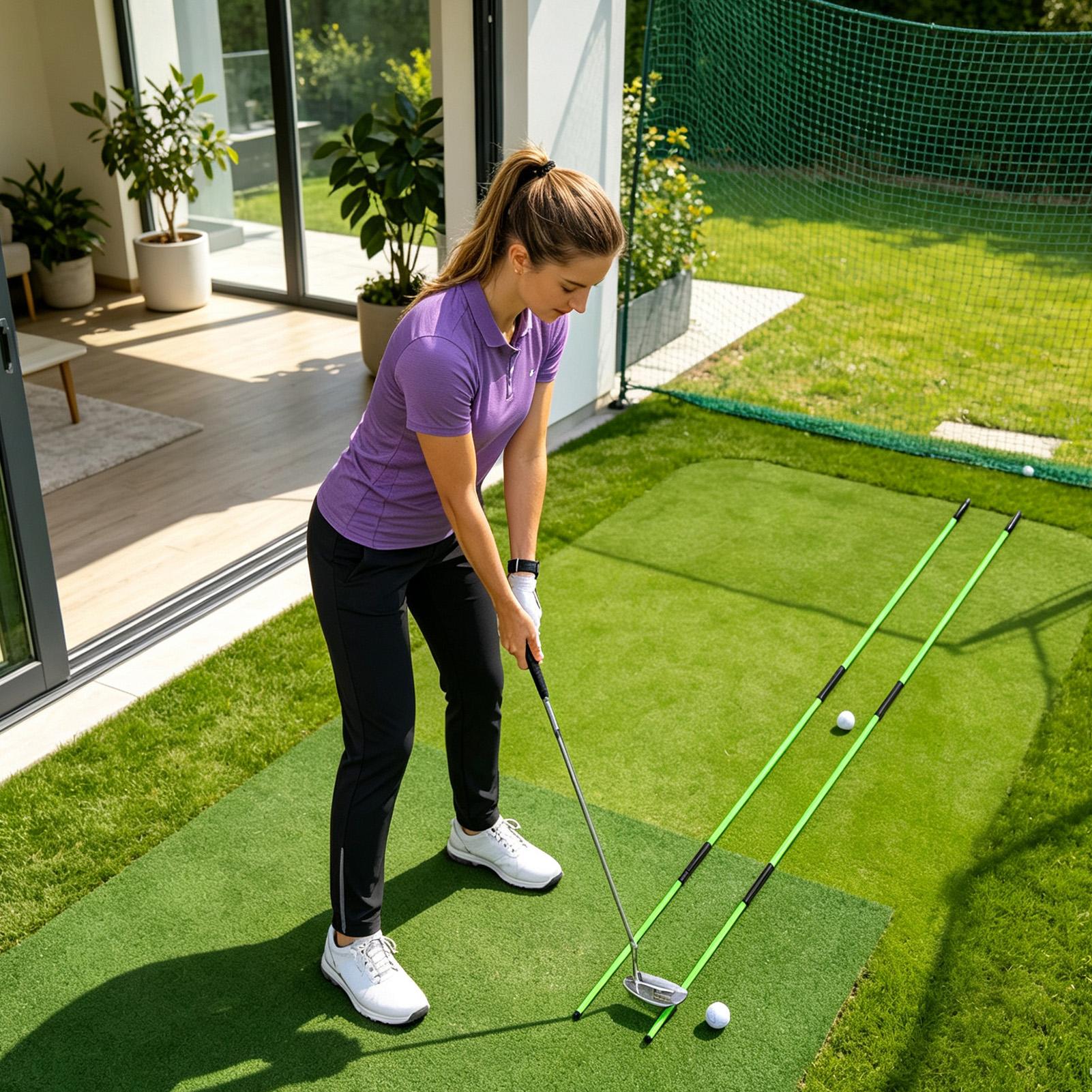 ゴルフスイングプレーントレーナーアライメントポータブルトレー - Golf Equipment For Women のレビューと価格